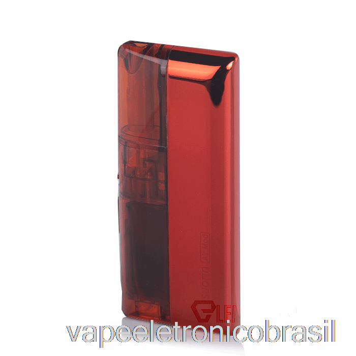 Vape Eletronico Suorin Air Mod 40w Pod Kit Clear Red